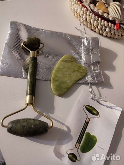 Набор массажёр Гуаша, скребок