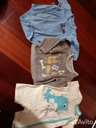 Одежда на мальчика 2-6мес пакетом