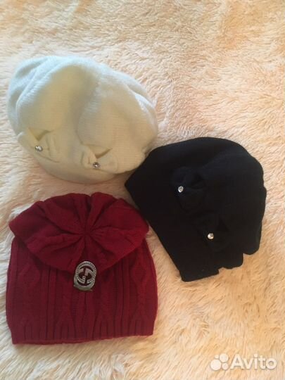 Шапки и береты новые