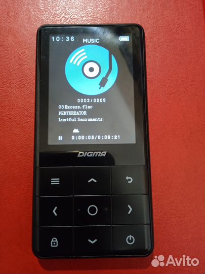 Mp3-flac плеер Digma Y4 BT + microsd карта 32 гб