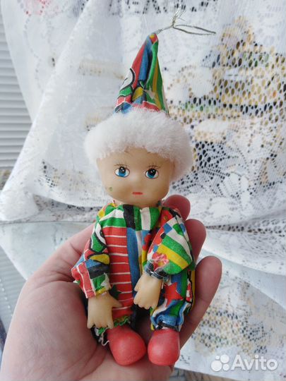 Игрушка Гномик Винил/Текстиль Югославия СССР