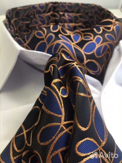 Новый мужской шелковый аскот