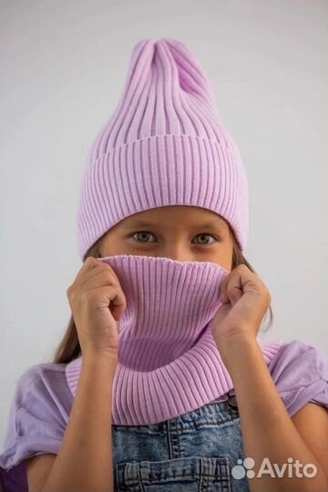 Комплект шапка + снуд