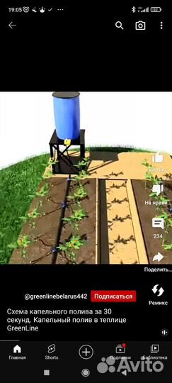 Капельный полив для теплиц