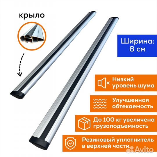 Багажник для Geely Coolray (Кулрей) integra крыло