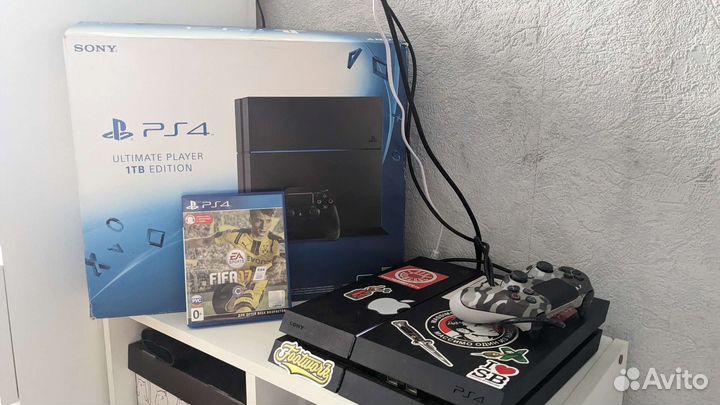 Игровая приставка sony playstation 4 1tb