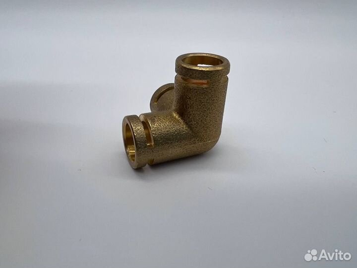 SS 0019 Соединитель трубок d7 12x23x23x23mm Y-образный тройник латунь