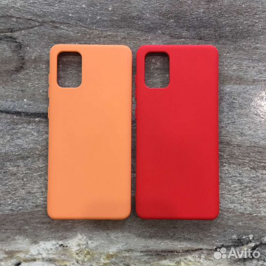 Чехол для Samsung A71 Silicone Case