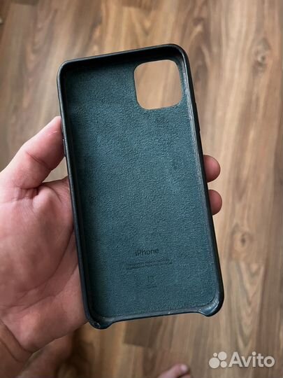 Кожаный чехол оригинал iPhone 11 pro max