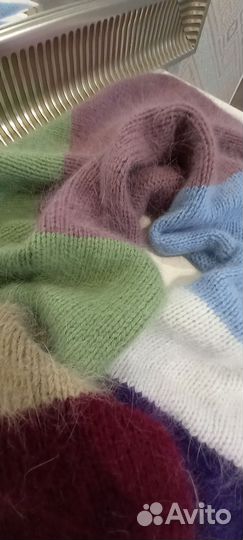 Косынка из пуха норки