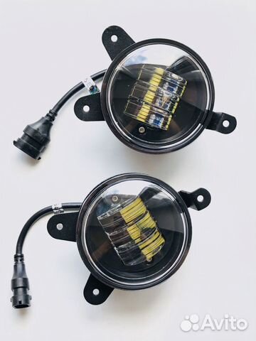 Led птф противотуманные фары Лада Приора/Газель
