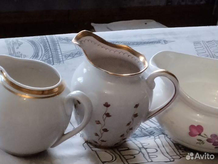 Молочник Вербилки, Соусник зик фарфор