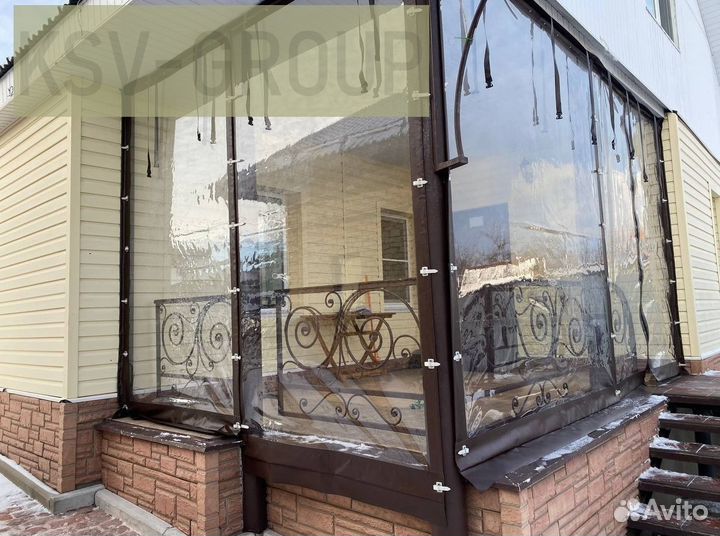 Мягкие окна на беседку