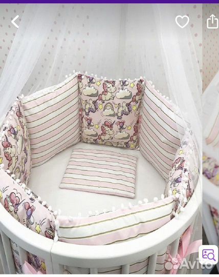 Постельное белье в детскую кроватку