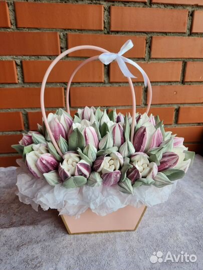 Зефирные тюльпаны