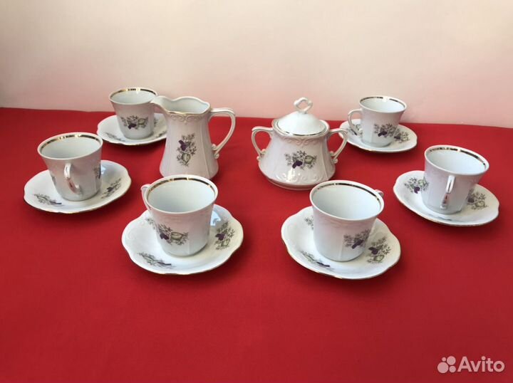 Чайный Сервиз СССР хорошее состочние, не полный ко