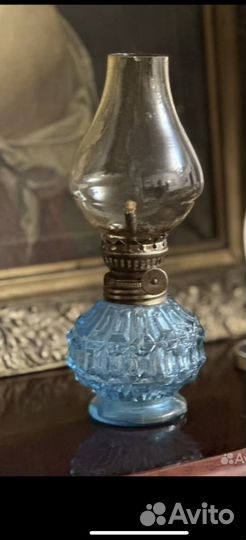 Французская старинная лампа