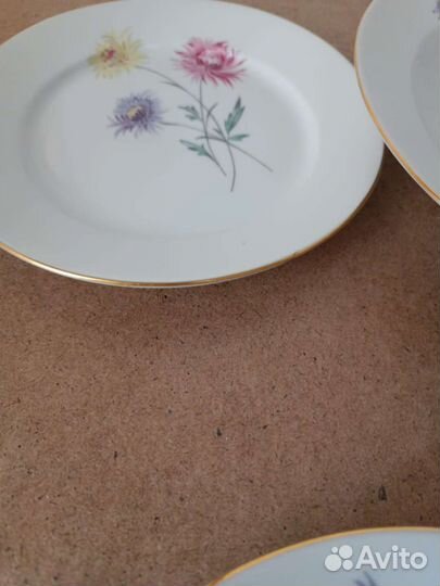 Столовый сервиз гдр хризантемы