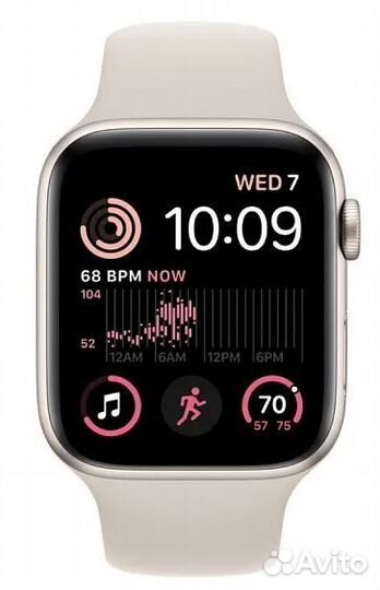 Apple watch SE 2023 44mm starlight S/M новые