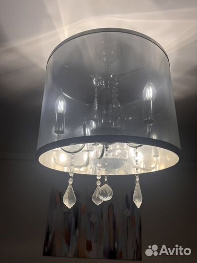 Люстра потолочная хрустальная