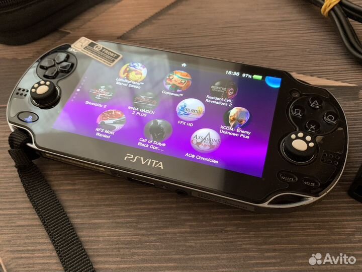 Sony PS Vita Fat Black 128gb 7500 игр (комплектом)