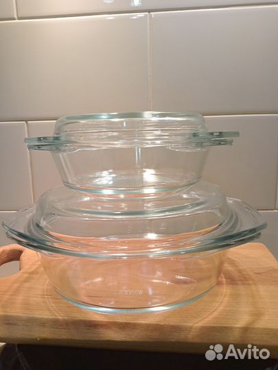 Блюда жаропрочные simax с крышками Чехия