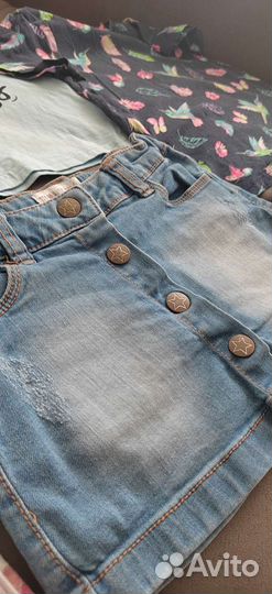 Летние вещи пакетом на девочку 104-110