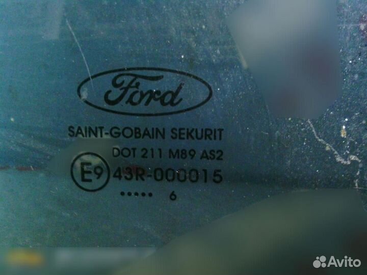 Стекло двери задней левой Ford Focus II 2005-2008