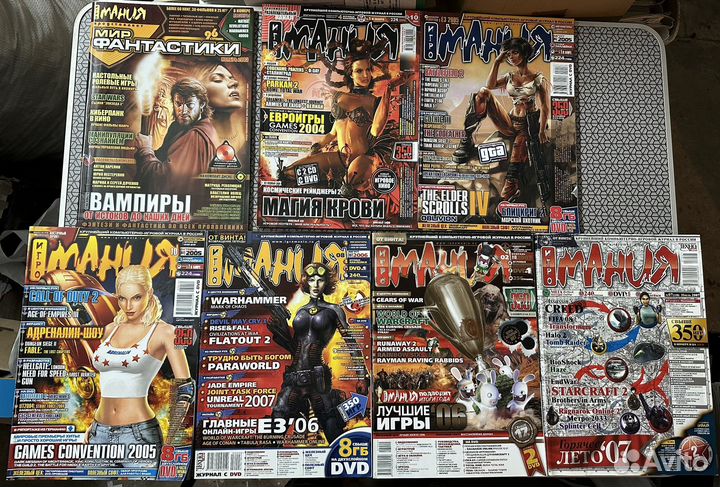 Журналы Игромания, Мир фантастики, pc Игры