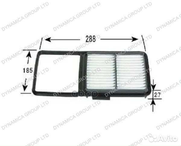 Фильтр воздушный A1010 Toyota Prius 2003.0