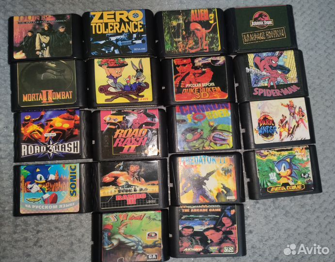 Картриджи Sega