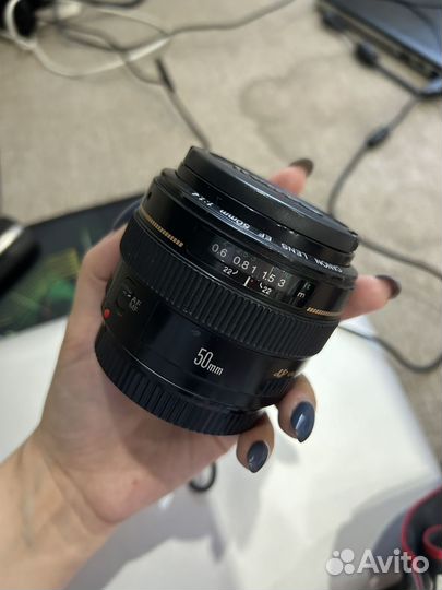 Объектив canon 50mm 1 4