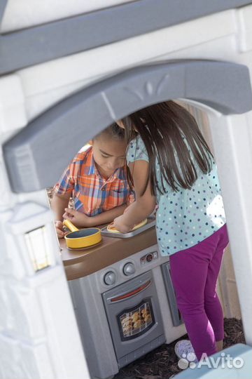 Step-2 Двухэтажный домик с горкой 