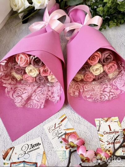 Букет из шоколадных роз