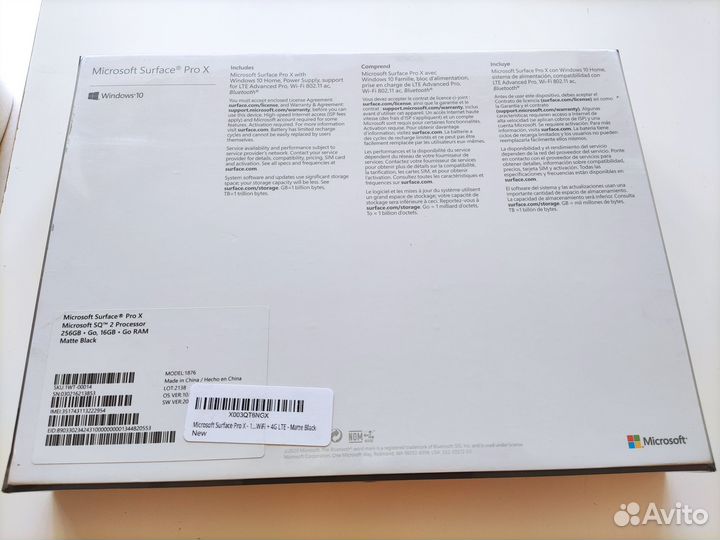 Microsoft Surface Pro X SQ2 16/256 4G LTE (Новый)