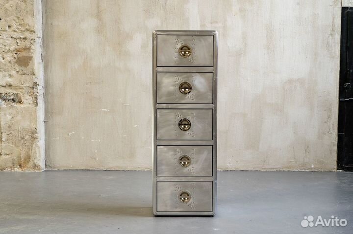 Тумба Silver Age 5 Drawer Aluminum