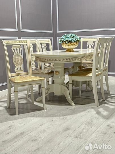 Комплект стол и стулья 