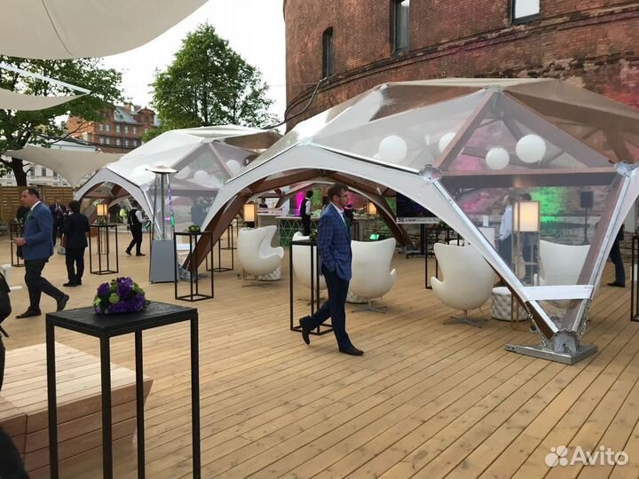 Арочный шатер для мероприятий