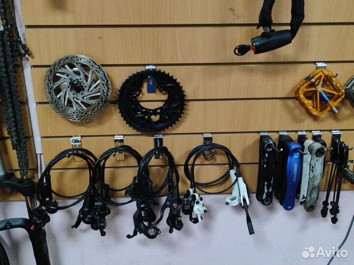Велозапчасти разные б/у и новые