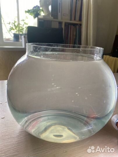 Аквариум круглый с крышкой