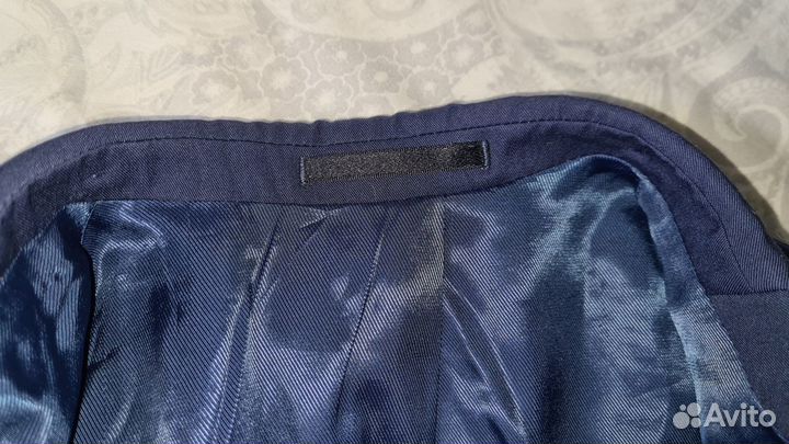 Пиджак синий 146 размер