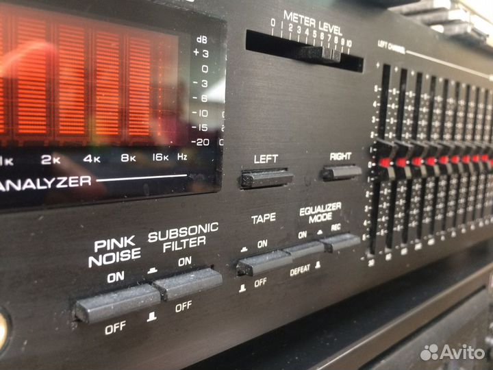 Редкий эквалайзер Yamaha EQ-550, 220v