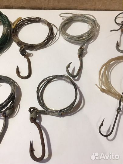 Тросики-поводки с крючками