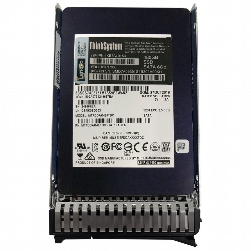 [MTFDDAK480TDC-1AT1ZABLA] Жесткий Диск Lenovo 480gb Mtfddak480tdc-1at1zabla