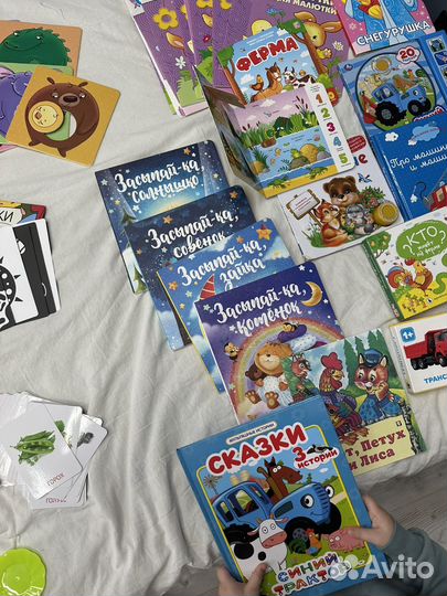 Развиваюшие игрушки монтессори пакетом с книгами