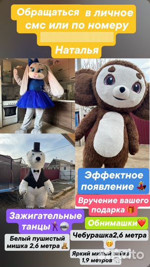 Чебурашка поздравление и белый мишка