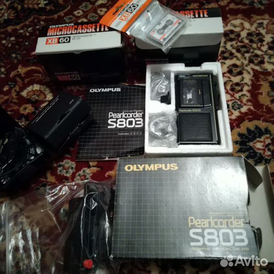 Диктофон Olympus + кассеты к нему