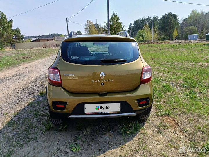 Renault Sandero Stepway 1.6 МТ, 2017, 95 000 км