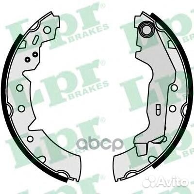 Колодки тормозные барабанные 07670 Lpr