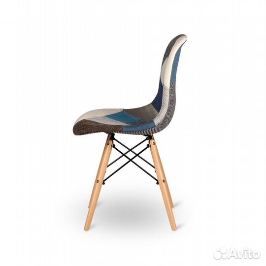 Стул Eames Patchwork Blue
